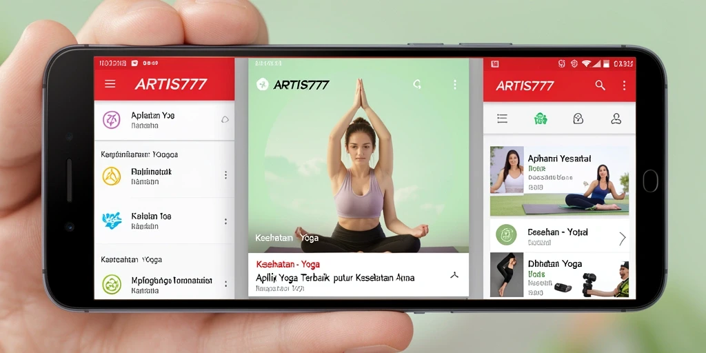 Antarmuka ARTIS777 yang memudahkan praktik Yoga.
