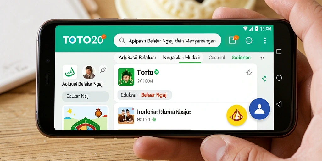 Antarmuka TOTO20 yang sederhana dan interaktif untuk belajar Ngaji.